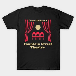 Crane Jackson's Fountain Street Theatre Funny The Dude Monty What Have You Lebowski T-Shirt